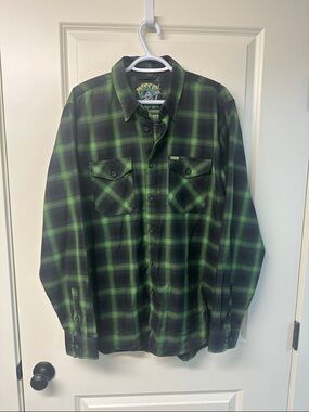 DIXXON “Slimer” flannel shirt